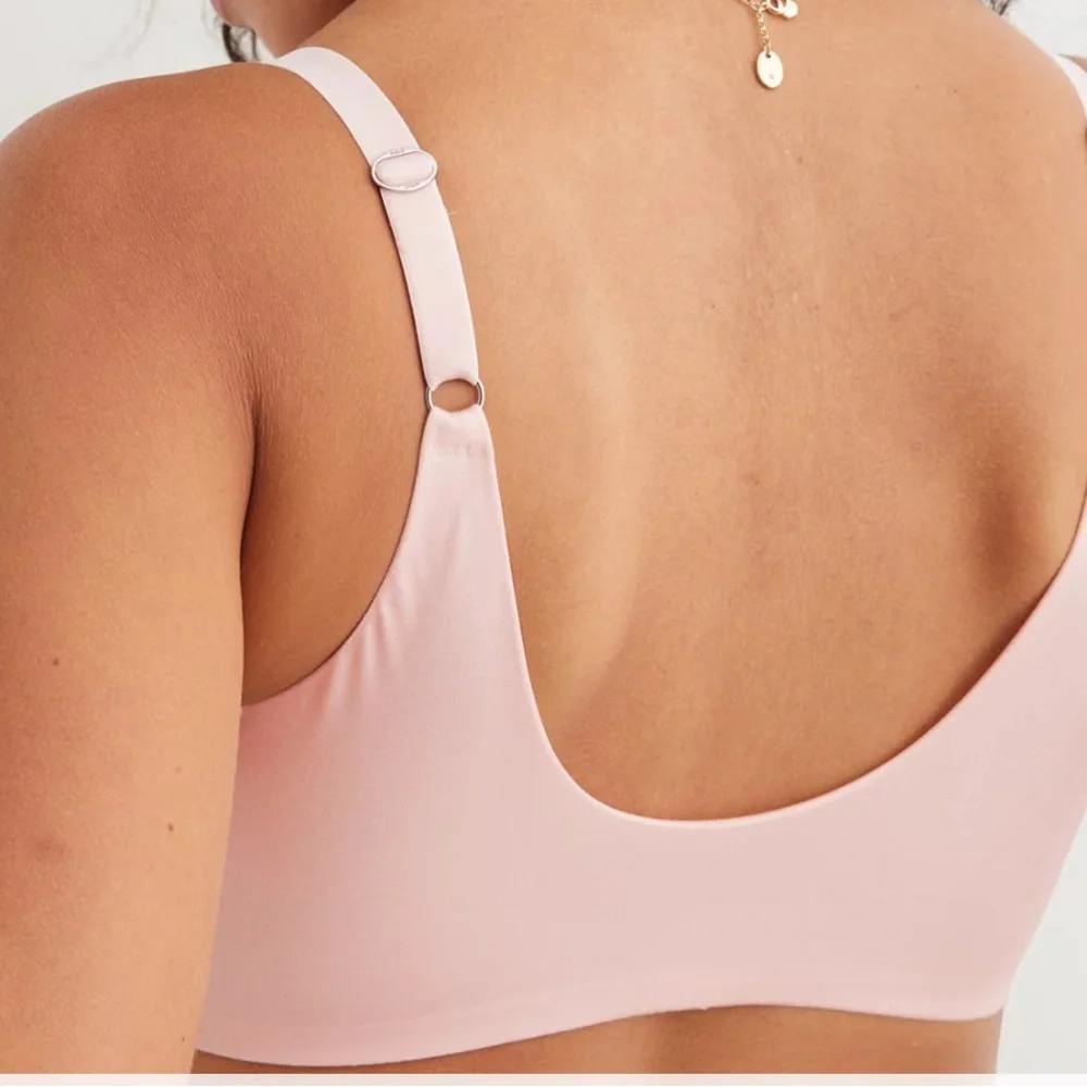 Aerie Soft Pink Triangle Bralette - Picture 3 of 7